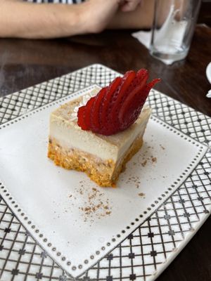 Carrot cake at The Pitted Date in Playa Del Carmen