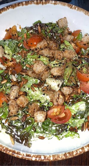 Cesar salad 😍😍 at The Pitted Date in Playa Del Carmen