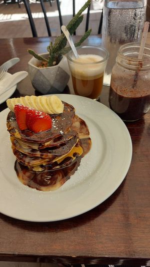 Glutenfree Hot cake at The Pitted Date in Playa Del Carmen