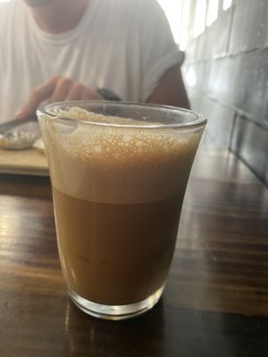 Cacao coffee  at The Pitted Date in Playa Del Carmen