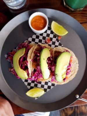 Tacos at The Pitted Date in Playa Del Carmen