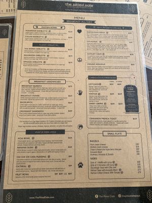 Breakfast  at The Pitted Date in Playa Del Carmen