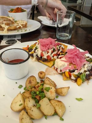 Huevos at The Pitted Date in Playa Del Carmen