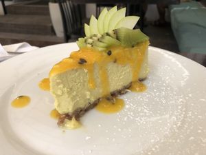 Cheesecake  at The Pitted Date in Playa Del Carmen