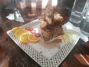 French toast at The Pitted Date in Playa Del Carmen