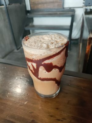 Mocha frap at The Pitted Date in Playa Del Carmen
