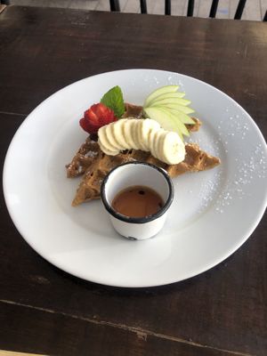 Single Side waffle  at The Pitted Date in Playa Del Carmen