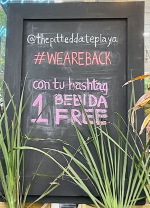   at The Pitted Date in Playa Del Carmen