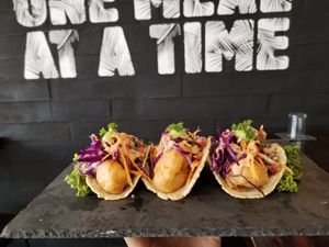 TACOS BAJA at The Pitted Date in Playa Del Carmen