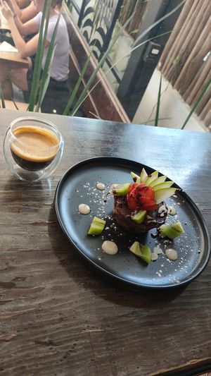 Allegedly a cupcake! at The Pitted Date in Playa Del Carmen