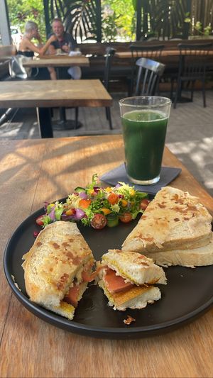 Croque monsieur   at The Pitted Date in Playa Del Carmen