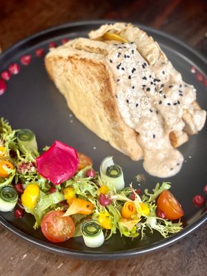 Croque monsieur   at The Pitted Date in Playa Del Carmen