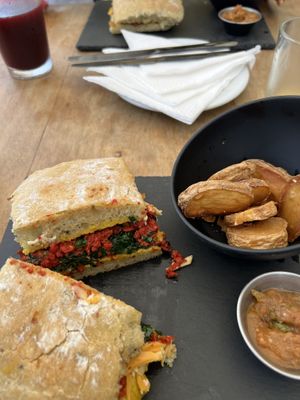 Chorizo Sandwich   at The Pitted Date in Playa Del Carmen
