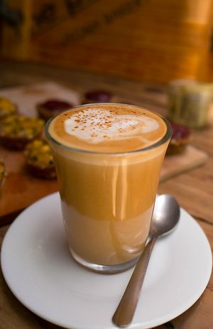 Americano at The Pitted Date in Playa Del Carmen