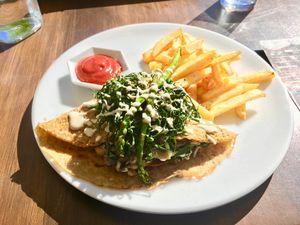 Savoury Crepe at The Pitted Date in Playa Del Carmen