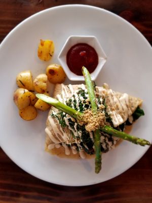 Savoury crepe at The Pitted Date in Playa Del Carmen