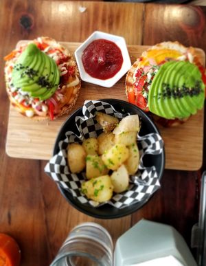 Bagelwhich at The Pitted Date in Playa Del Carmen