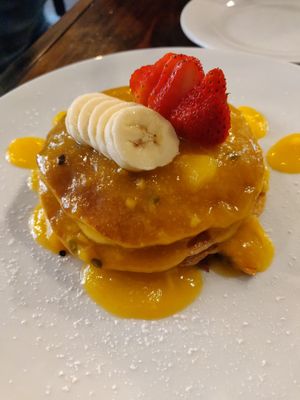Pancakes at The Pitted Date in Playa Del Carmen