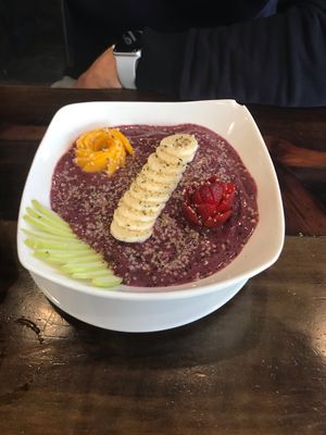 Acai Bowl at The Pitted Date in Playa Del Carmen