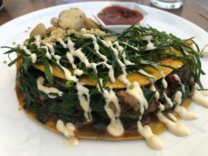 Everything omelette - excellent!   at The Pitted Date in Playa Del Carmen