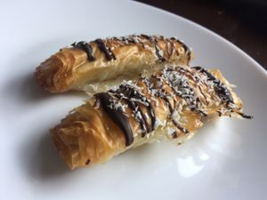 vegan baklava  at Lavash in Hannover