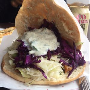 vegan döner, they call it vöner :) at Lavash in Hannover