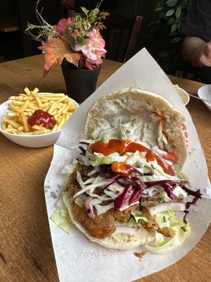 Vöner with french fries   at Lavash in Hannover