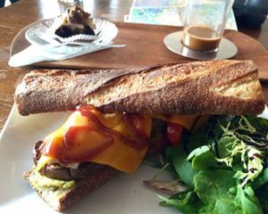 Sub with oumph at Kaffi Vinyl in Reykjavik