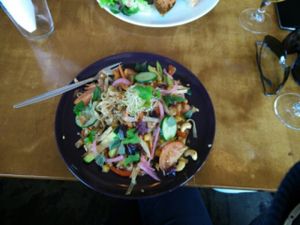 Thai noodles  at Kaffi Vinyl in Reykjavik