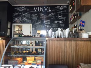 menu at Kaffi Vinyl in Reykjavik
