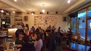 Interior of Kaffivinyl at Kaffi Vinyl in Reykjavik