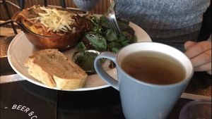 Lasagna at Kaffi Vinyl in Reykjavik