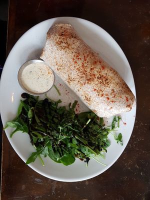 "Today's wrap" very delicious at Kaffi Vinyl in Reykjavik