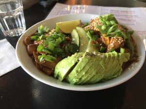 Teriyaki bowl  at Kaffi Vinyl in Reykjavik