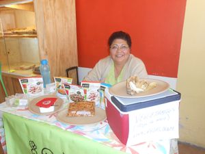 Tamales y quesos en el Cholu Market at Cholu Market in Cholula