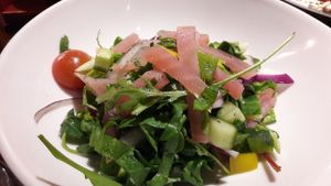 Beetroot salad at The Three Fishes in Great Mitton