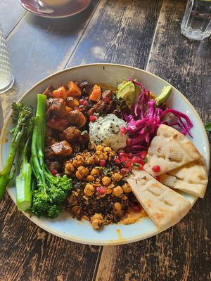 Vegan Buddha Bowl. at Edmundo Lounge in Bury St Edmunds