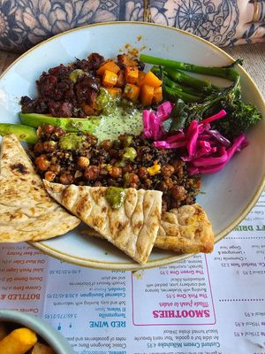 Vegan Buddha Bowl. at Edmundo Lounge in Bury St Edmunds