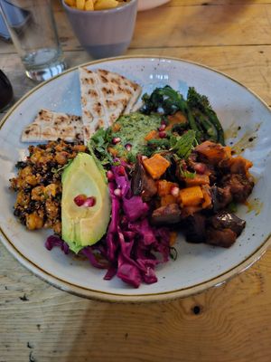 Vegan Buddha Bowl at Edmundo Lounge in Bury St Edmunds
