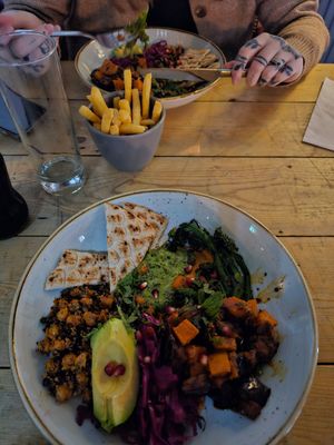 Vegan Buddha Bowl at Edmundo Lounge in Bury St Edmunds