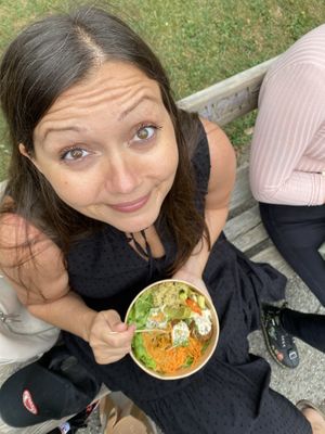 Awesome falafel bowl  at Ginko - Greenhouse in Graz