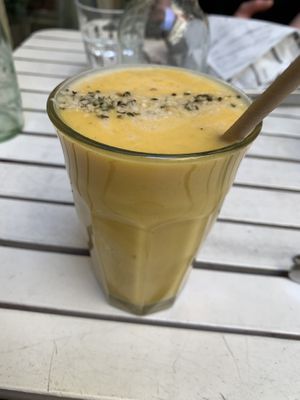 Golden warrior smoothie  at Ginko - Greenhouse in Graz