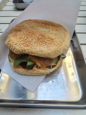 Banh Mi Bagel at Ginko - Greenhouse in Graz