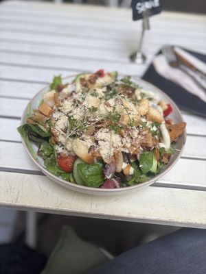 Vegan ceasar salad  at Ginko - Greenhouse in Graz