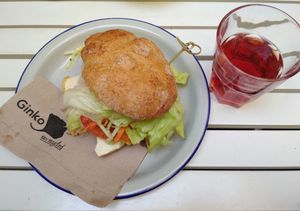 Avocado sandwich as served in August 2018. at Ginko - Greenhouse in Graz
