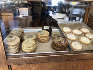   at Clint's Bakery in Breckenridge