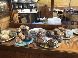   at Clint's Bakery in Breckenridge