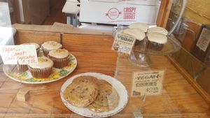 vegan stuff at Clint's Bakery in Breckenridge