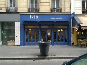In front of Ivlo at ivlo in Paris