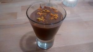 Chocolate mousse at ivlo in Paris